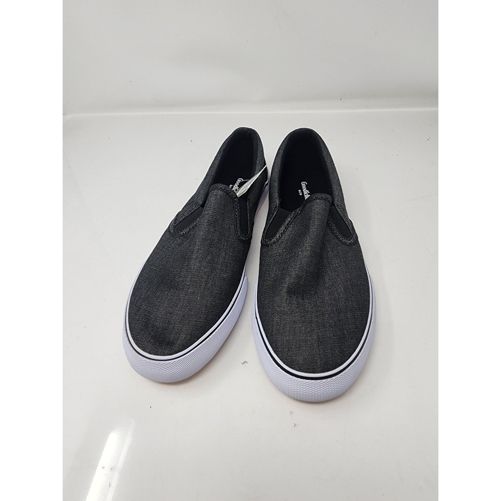 Goodfellow & Co Mens Phillip Slip On Sneakers Gray Cotton Blend Casual Size 7